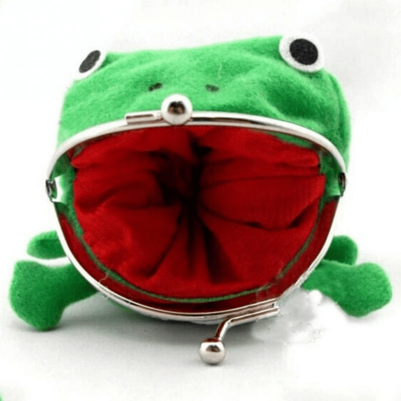 Anime Frog Wallet Coin Purse Kids Birthday Toy Gift