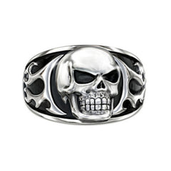 Punk Style Men's Wedding Band Ring US 6-13