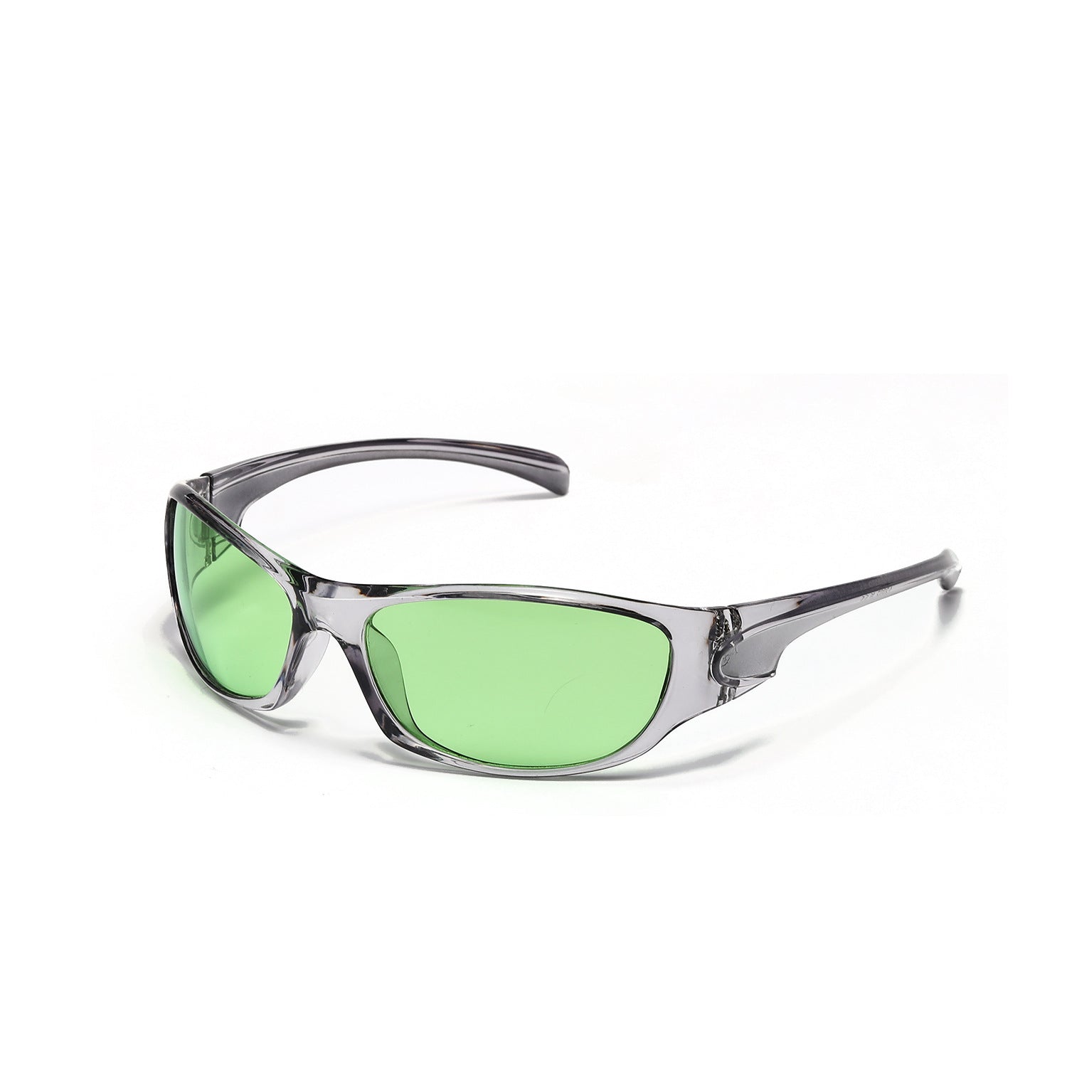 Steampunk Stylish Y2K Sunglasses Narrow Rectangle Wrap Around Eyeglasses