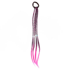 Colorful Wig Hair Ties Princess Twisted Braid Elastic Hair Accessories