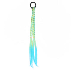 Colorful Wig Hair Ties Princess Twisted Braid Elastic Hair Accessories