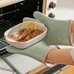 Silicone Baking Gloves for High Temp Cooking