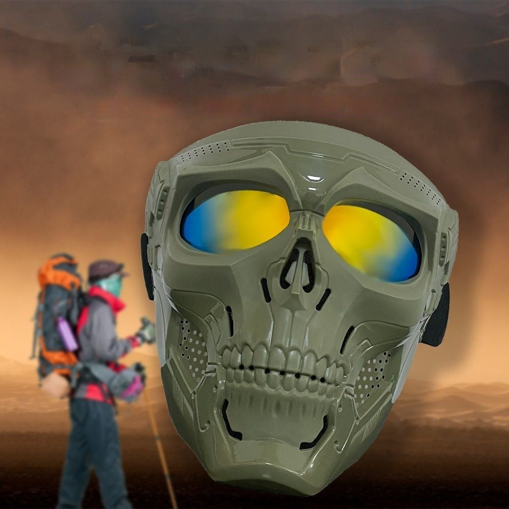 Skull Mask Tactical Full Face Protection for Outdoor Cycling