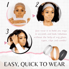 Adjustable Silicone Grip Wig Band for Wigs Hair Accessories