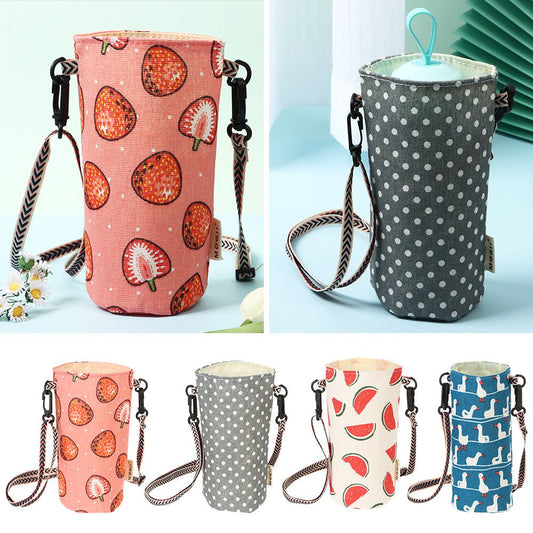 Portable Bottle Cover with Heat Insulation for Travel and Outdoors