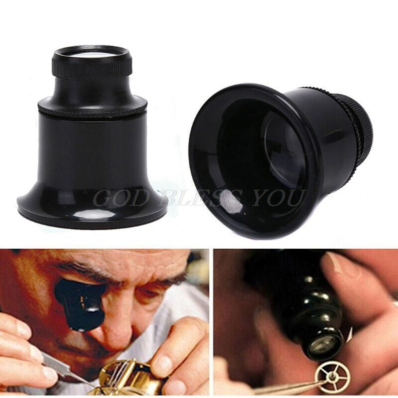 20X Magnifying Glass Jewelry Repair Tool for Watchmakers and Jewelers