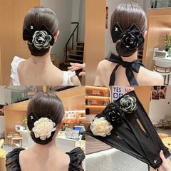 Flower & Bow Hair Bun Maker Hair Curler Hair Accessory