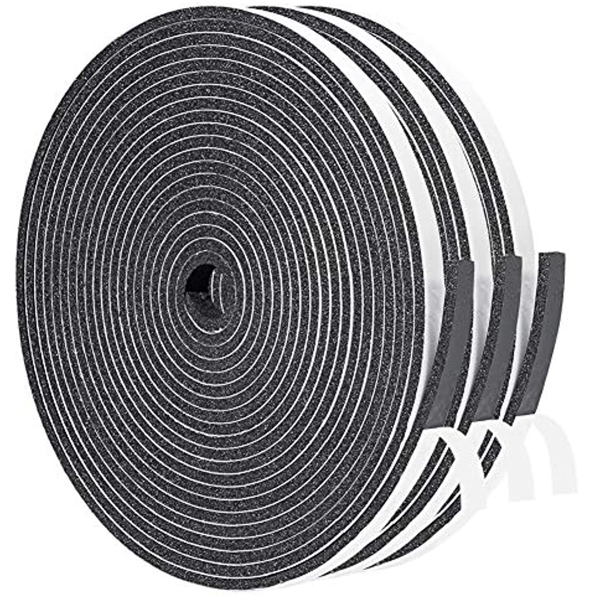 Foam Tape Weather Stripping 3 Strips 50ft Long