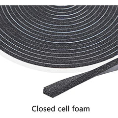 Foam Tape Weather Stripping 3 Strips 50ft Long