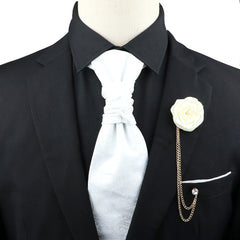 Men's Tie Corsage Combo Set for Events & Parties