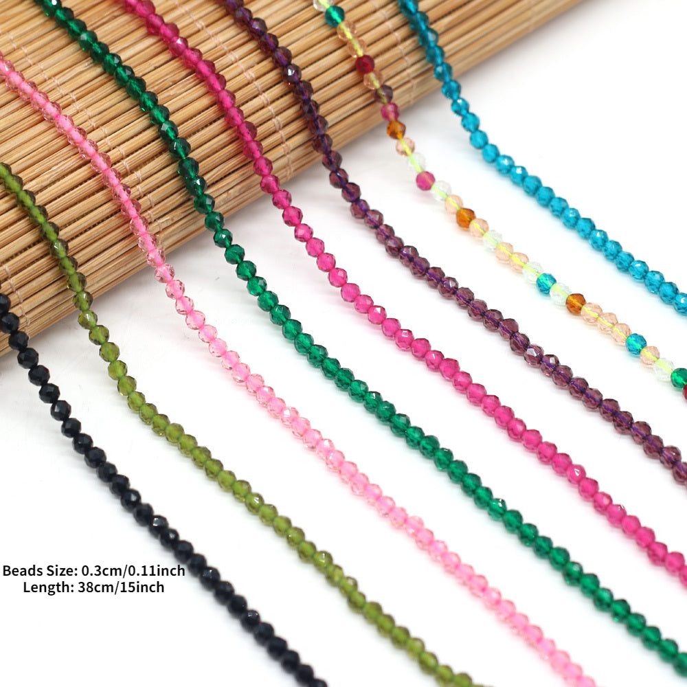 125 Spinel Crystal Beads DIY Jewelry Making Bracelet Necklace Accessories