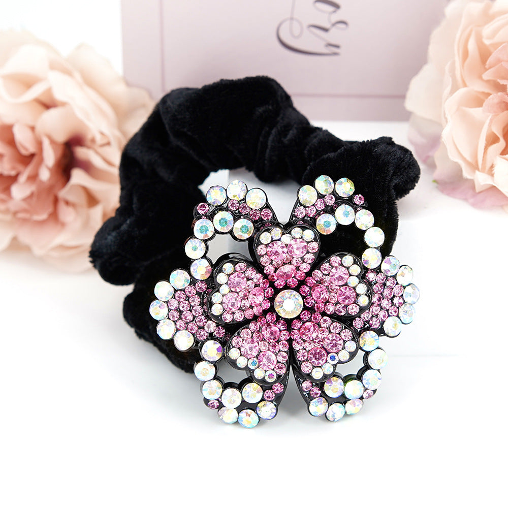 Flower Scrunchie Hair Ropes Hair Accessories For Women