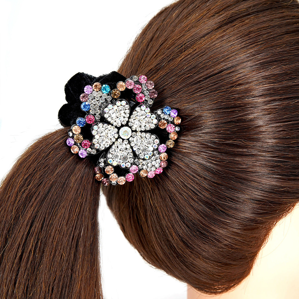 Flower Scrunchie Hair Ropes Hair Accessories For Women