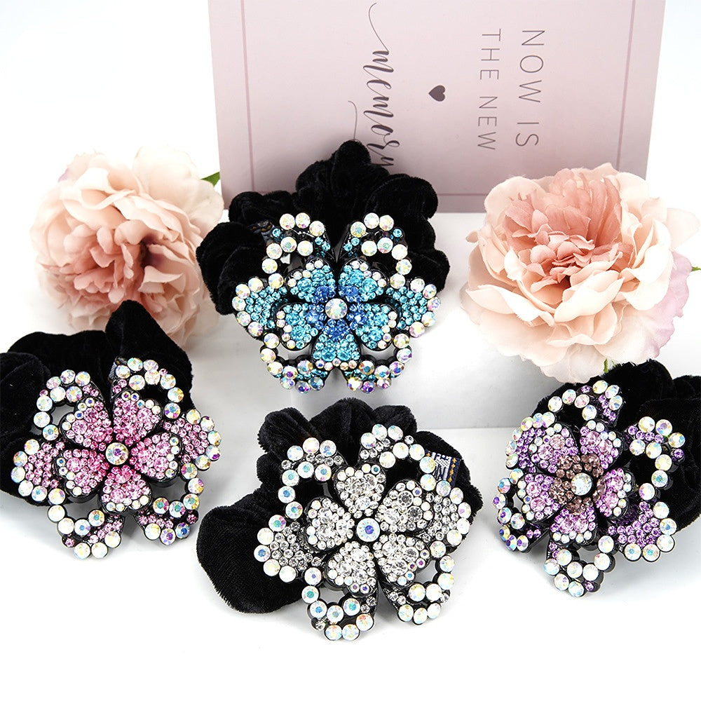 Flower Scrunchie Hair Ropes Hair Accessories For Women