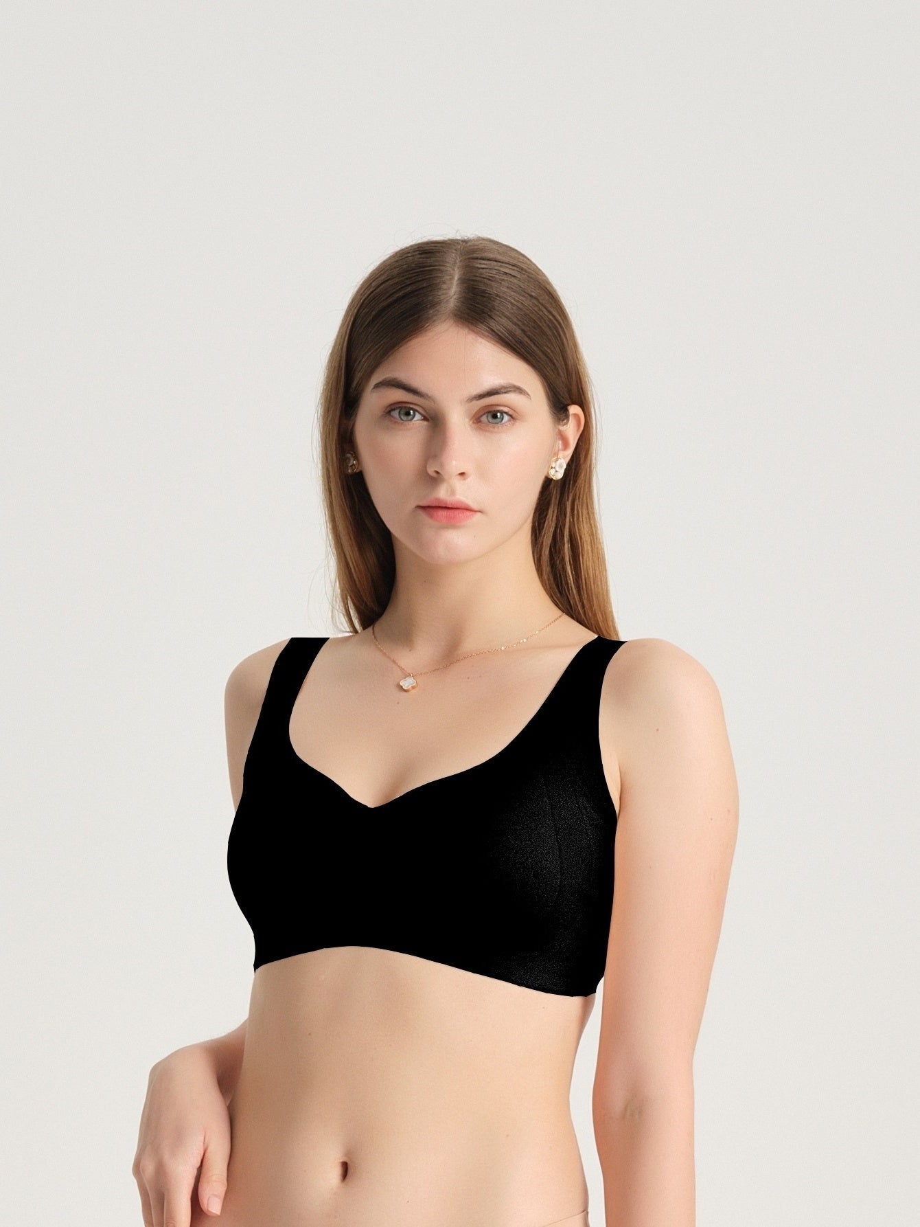 Breathable Mesh Wireless Bra, Seamless Everyday Lingerie