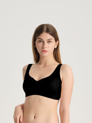 Breathable Mesh Wireless Bra, Seamless Everyday Lingerie