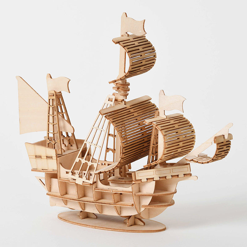 3D Wooden Puzzle Mechanical Toy Building Game Gift