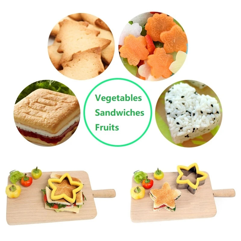 Dinosaur Sandwich Cutter Stainless Steel Bread Mould Fun Kitchen Tool