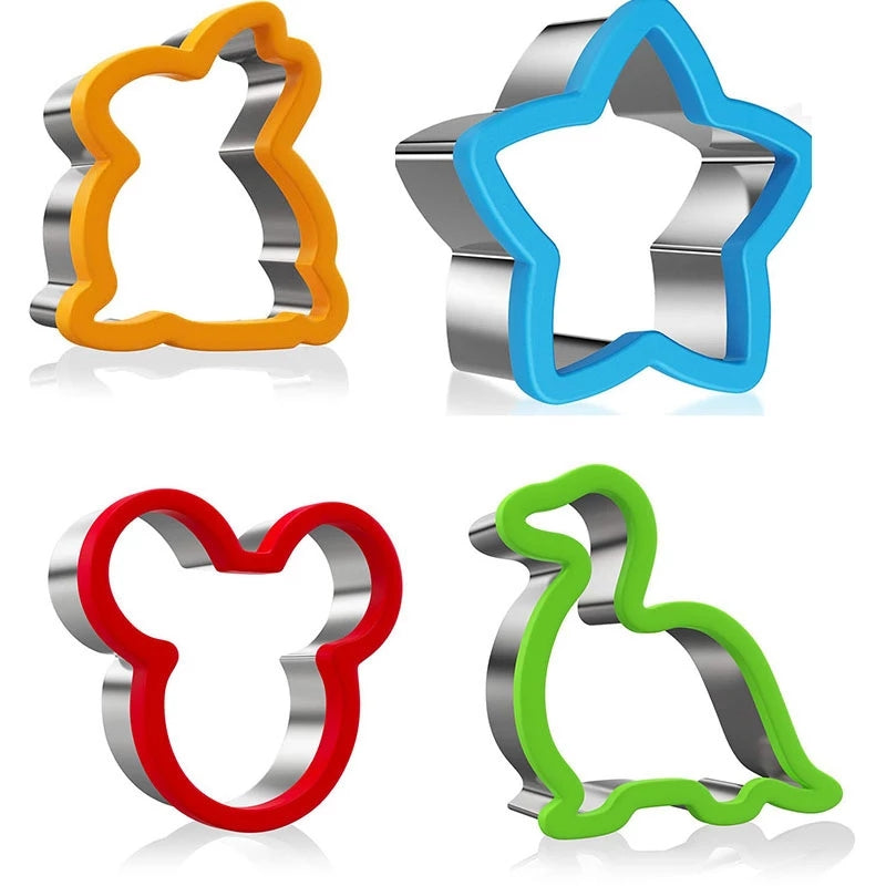 Dinosaur Sandwich Cutter Stainless Steel Bread Mould Fun Kitchen Tool