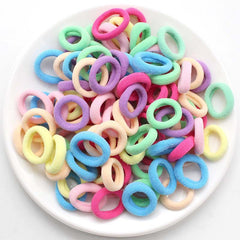 100pcs Girls Hair Accessories Elastic Hair Ties