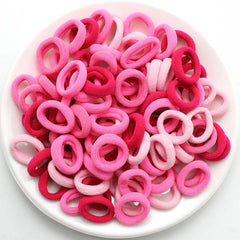 100pcs Girls Hair Accessories Elastic Hair Ties