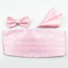 3pcs Girdle Bow Tie Pocket Squares Set