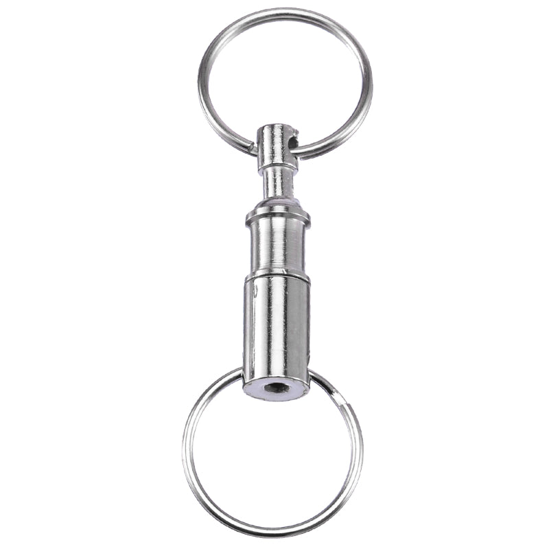 Detachable Key Chain Quick Release Double Split Rings Easy Access