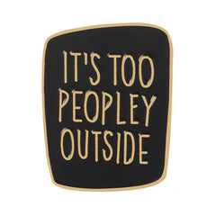 Men's Alloy Brooch for Introverted Crowd Social Phobia - No Touching