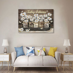Golden Flower Canvas Painting Wall Art Prints Framed Home Decor