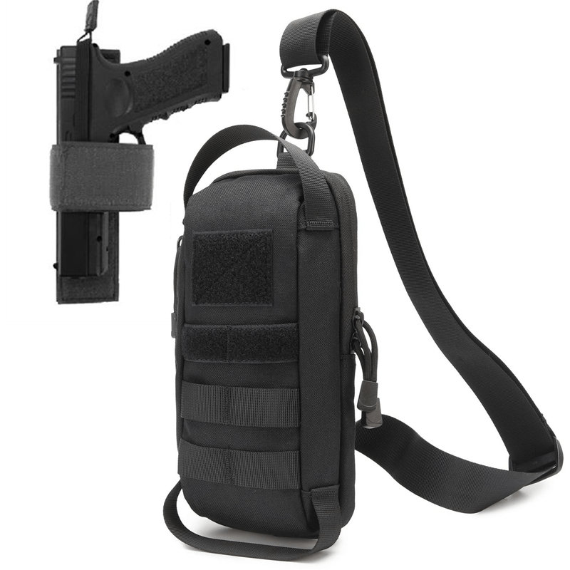 Tactical Crossbody Bag for Travel Outdoor Camping Multifunctional Storage