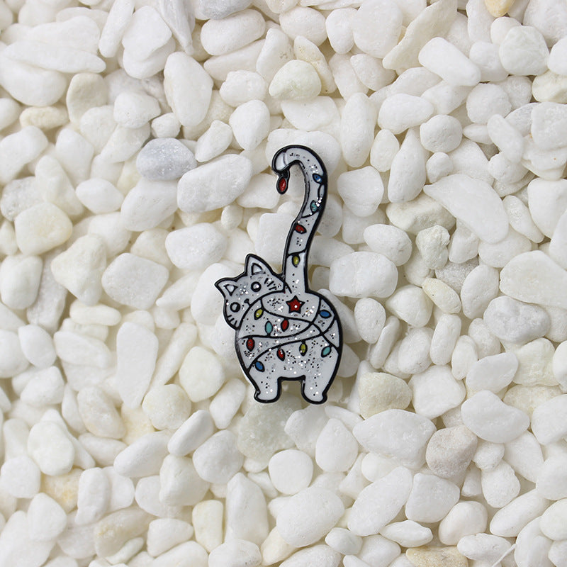 Long Tail Sexy Cat Brooch