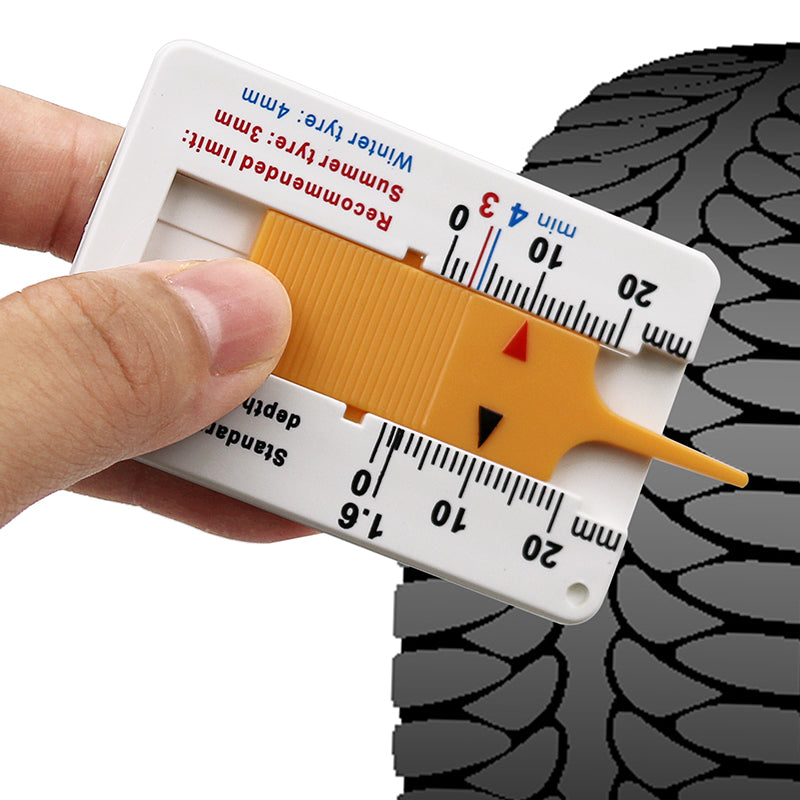 Car Wheel Tire Depth Gauge 0-20mm Measure Tool