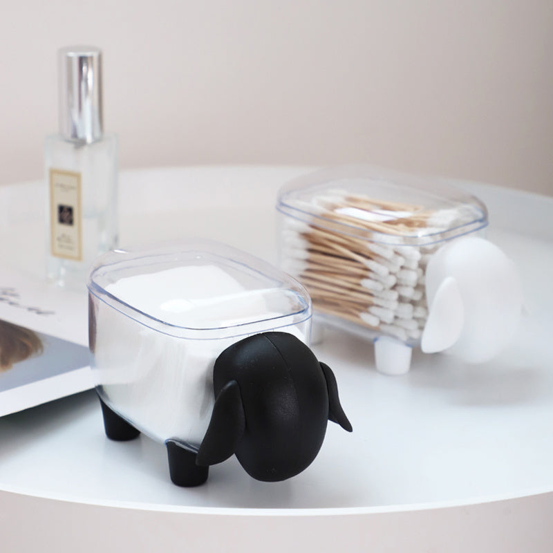 Sheep Shaped Toothpick Holder Portable Storage Box Desk Organizer
