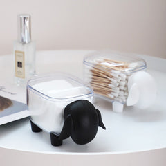 Sheep Shaped Toothpick Holder Portable Storage Box Desk Organizer