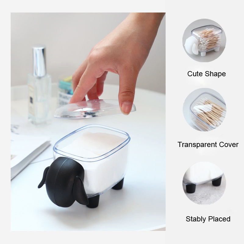 Sheep Shaped Toothpick Holder Portable Storage Box Desk Organizer