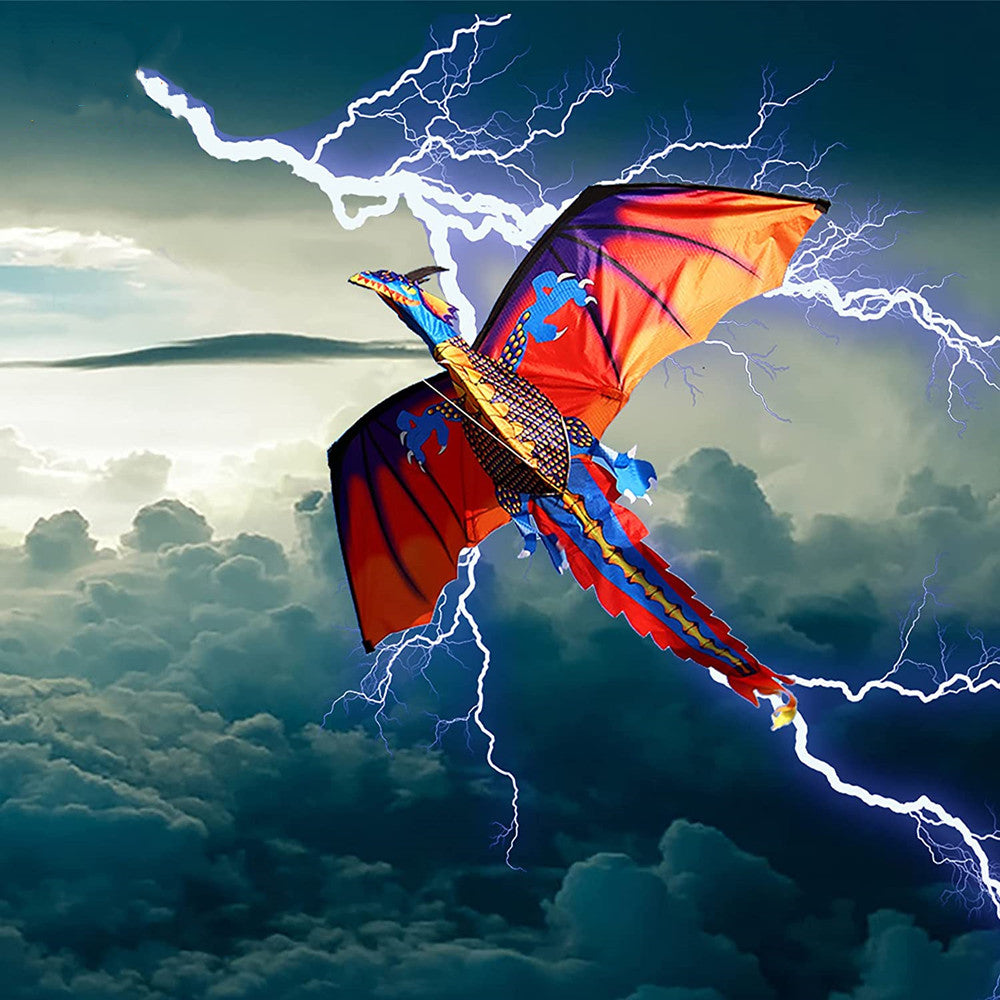 Dragon Kite 139 X 119 Easy To Fly For Easter Gift