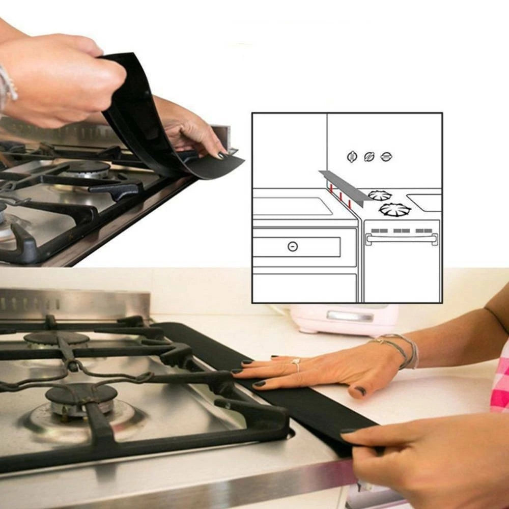 Silicone Stove Gap Cover Kitchen Counter Heat Resistant