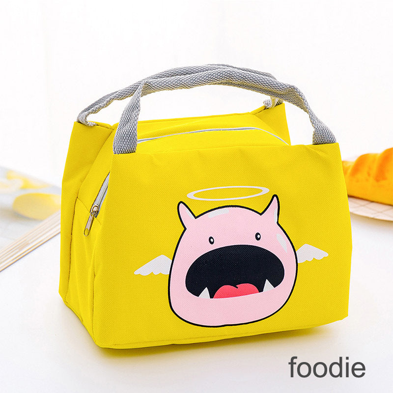 Cartoon Animal Lunch Tote Bag Insulated Cooler Bags For Teenage