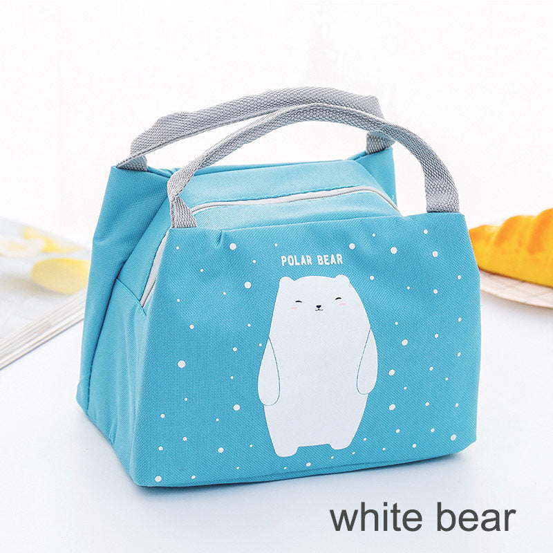 Cartoon Animal Lunch Tote Bag Insulated Cooler Bags For Teenage