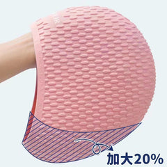 Waterproof Elastic Swimming Hat for Men & Women - Beach Pool & Sea