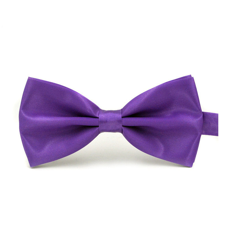 1pc Candy Solid Ties Butterfly Fashionable Bowknot Accessories Men