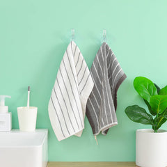 12pcs Waterproof Adhesive Wall Hook Heavy Duty Nailless Cap Hook
