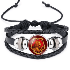 Vintage Magician Leather Noosa Buckle Snap Bracelet
