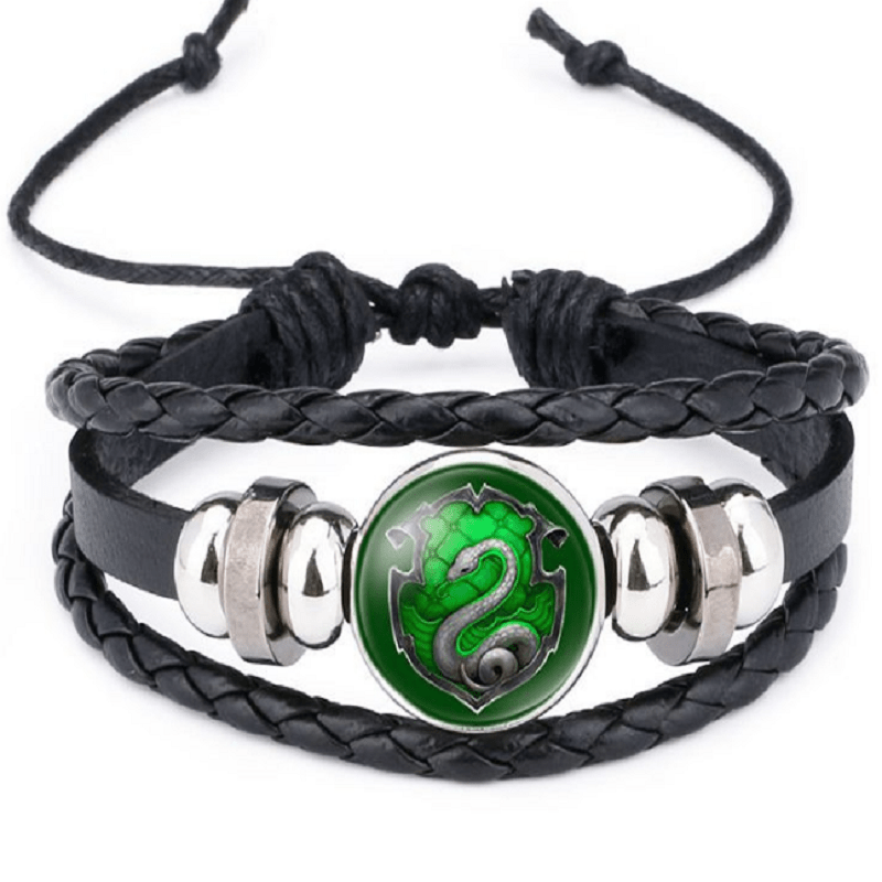 Vintage Magician Leather Noosa Buckle Snap Bracelet