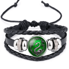 Vintage Magician Leather Noosa Buckle Snap Bracelet