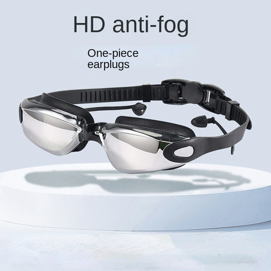 Waterproof HD Goggles Anti fog Swimming Glasses Men Women