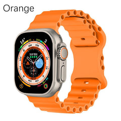 Silicone Sport Strap For Smart Watch Ultra 49mm 45mm 44mm 40mm 41mm 42mm 38mm 40