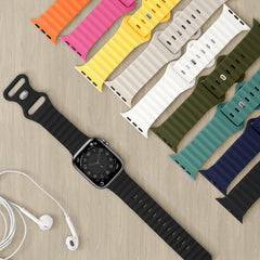 Silicone Sport Strap For Smart Watch Ultra 49mm 45mm 44mm 40mm 41mm 42mm 38mm 40