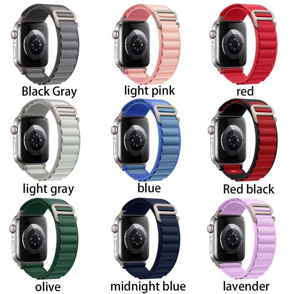 Sport Nylon Strap For Smart Watch Ultra SE Soft Breathable Watchband