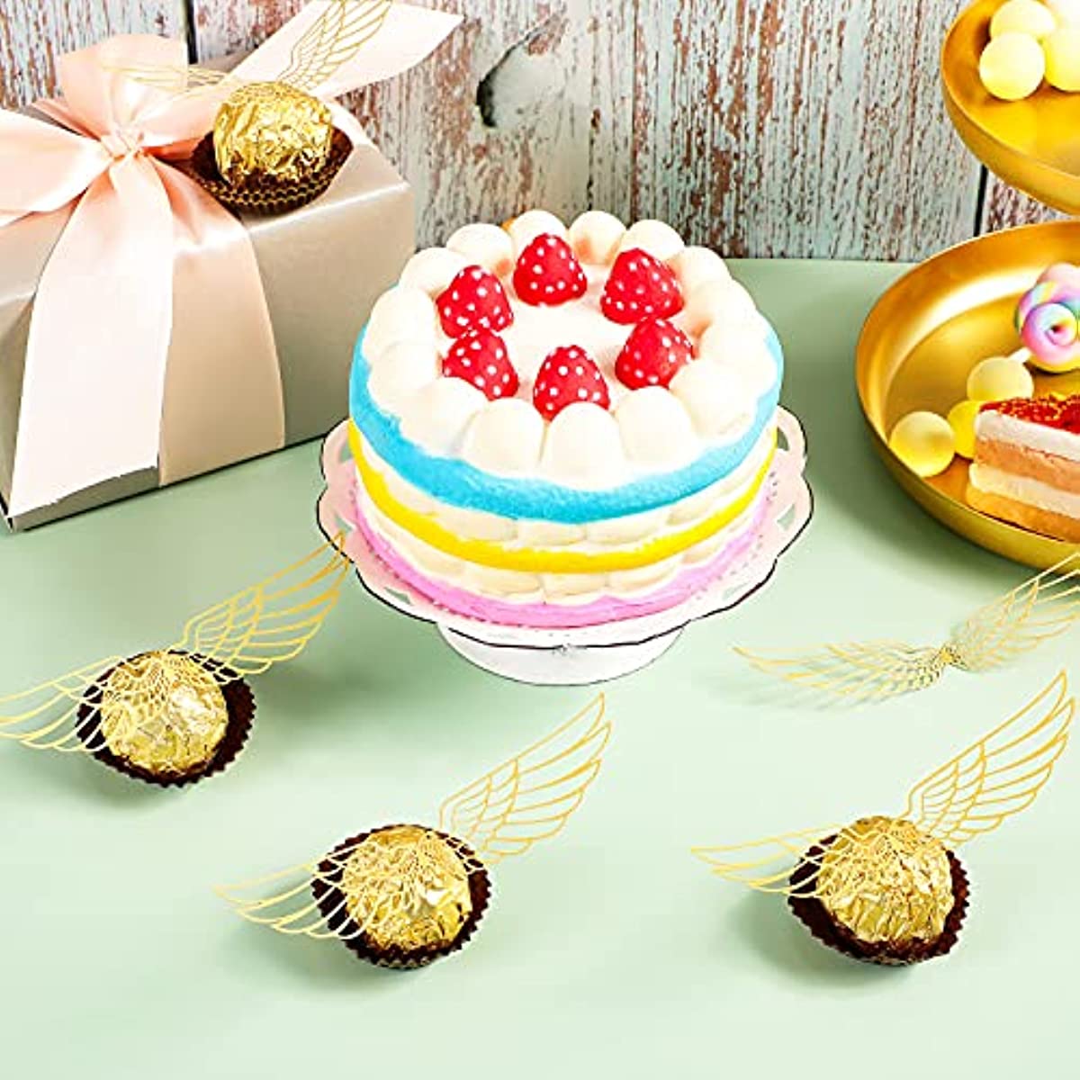Party Chocolate Decoration Set for Birthday Cake Toppers